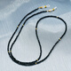 Cadena de gafas chuanjiutianas Cadena de mujeres hechas a mano Gafas de sol en la cadena del cuello Gafas Gases de cuello auriculares Cadena de cuerda anti-Lost Emerald