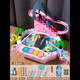Meibosen Children's Multifunctional Electric Fishing Rod Fishing Toys for Boys and Girls Early Education Baby 1 to 3-6th Birthday Gift [Pink] Penguin Slide Fishing Platform Set [Battery