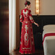 Zhiji Velvet xiUhe Kleidung Braut Hochzeitskleid 2025 Neues Hochzeitskleid Chinesisches Hochzeitskleid Alte Kostüm Toast Hochzeitskleid Velvet 1111 s