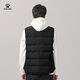 KELME Sports Cotton Vest Men's Waistcoat Autumn and Winter Warm Commuting Sports Coldproof Vest Sleeveless Cotton Jacket Black 2XL