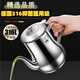 Enshousu Oil Pot 316 Edelstahl Extra dicker Öltopf für die Haushaltsküche Special mit Mesh 316 Super Dick Oil Lagertank Deutsch extra dick [316 Grade] ist besser als 304 1105 ml [etwa 2 Jin [Jin gleich 0,5 kg]] Filter + Spout Deckel senden
