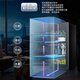 Haier Ice Bar Home Small Office Single Door Small Refrigerator Beverage Refrigeration Fresh Cabinet Fruit Tea Cabinet Transparent Glass Door Trade-In 139LH69D1 Fully Refrigerated Height 1.1 Meters 139L