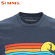 
SIMMS new American SIMMS spring and summer short-sleeved T-shirt men's breathable and comfortable versatile Luye fishing suit T-shirt top imported 13781 short-sleeved/blue S