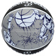 SpALDING Basketball Adult No. 7 Painting Design High Elastic Soft Hand Rubber Anti-Slip Outdoor Training Ball 84-681Y