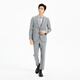 Lilang Youth Business Men's Wear Shopping Mall Same Style Suit Men's TR Blended Formal Two-piece Set Q5CXF06 Medium Gray 165A