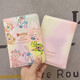 Ouoety Passport Schutzschutz Cartoon Port Didafe Bär Star Dailu Little Fox nied sieben Schatzpass -Clip -Schutz -Cover -Reisebereich -Familienfoto