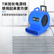 Supercloud floor blower, toilet floor dryer, carpet dryer, blower power 1000W, wind speed 25m/s (wheel + pull rod)