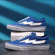 Yingwen Skateboard Shoes Flat Shoes Men Месть x Storm Shorm Storm Lightning Flame Canvas Shoes Men Casual Shoes Lightning Orange (подошва второго поколения) 44