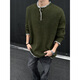 Shelley Jones American Henry collar sweater for men in autumn and winter new loose trendy brand warm inner sweater lazy style sweater apricot M recommended 90-110Jin Jin equals 0.5 kg