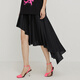 Jiangnan Buyi (JNBY) summer skirt for women with pleated fashionable irregular loose fishtail skirt 5M3D12170 001/平台 XS