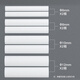 McCooqi Data Cable Protective Cover, Anti-Break Heat Shrink Tube, Huawei, Xiaomi, Apple Wire Network Cable, Data Cable Broken Skin Repair Insulating Shrink Sleeve, 8 Pack [White]