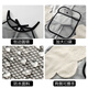 Gemengtong TPU-Schürze wasserdichte und öldicht super schöne Kleidung für Frauenküche und Hausgebrauch 2025 Neues Männer-Logo-Druck weißer neues Vier-Frame-Taschen-Taschen-SJ702-1 Meter lang 1 Stück