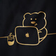 
Yunjin dormitory blackout bed curtains are laid on the upper bunk bed curtains, thick cloth curtains, black curtains, single bed curtains, stay up late, bear gold/1 piece curtains, 200cm*120cm, lower bunk