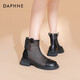 Daphne official Martin boots women's shoes summer thin short-tube British style cool boots women's breathable mesh boots women's hollow mesh sandals black-mesh style 35