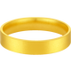 CHINA GOLD gold ring men's plain ring wide solid ring women's wedding and engagement couple's ring as a birthday gift for boyfriend, 18 rings, about 5.2g