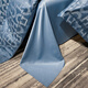Yalu washed silk bed four-piece ice silk quilt cover summer single and double home bedding sheet three-piece set Embera-blue (skin-friendly and breathable, silky and naked sleeping grade) 1.5m four-piece set bed sheet style (quilt cover 200*230cm)