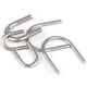 Hethgigg JG-675 304 Edelstahl U-Screw U-förmige Karten Reitrohr-Anpassungskarte Fang U-förmigen Bolzen M8*102 (5 Stück)