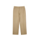 
LESS simple straight commuter wool loose casual pants for women 2NAE12240 253/Tea Khaki M