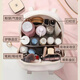 Ono Sieben-Tage-Make-up-Tasche für Frauen tragbare neue tragbare Reise mit großer Kapazität Reisen Toilettenartikel und Hautpflegeprodukte sortieren Aufbewahrungsbeutel großer Schalenbeutel [Milch weiß] 23*22*9