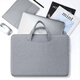 Jiasu 15.6/16-inch laptop bag suitable for Apple, Xiaomi, Lenovo, Huawei, Dell, HP, ASUS, men and women, ultra-thin, simple inner cover protective cover for men and women, gray