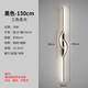 GUYES strip wall lamp minimalist creative strip lamp living room sofa lamp simple modern bedroom Guangdong Zhongshan lamp wall lamp black 60CM-three-color dimming