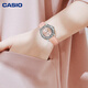 卡西欧（CASIO）官方旗舰手表女sheen少女粉满天星轻奢时尚学生指针石英表LTP-139 LTP-1391L-4AVPF 官方正品