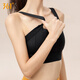 361 ropa interior deportiva para mujeres a prueba de amortiguación y caída de yoga con traje de yoga de alta intensidad belleza de belleza de sujetador de sujetador de sujetador negro (693) l