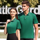 polo衫短袖定制印logo印字公司工作服工衣校服上衣夏季广告文化衫 灰色698 M 《110-125斤》