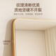 Color Tang Tempered Glass Solid Wood Mirror Full-body Mirror Household Floor-standing Mirror Explosion-proof Clothing Mirror Wall-mounted Fitting Mirror Log Wood Color 40*160 [Explosion-proof Glass]