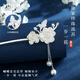 Ginqianhui ancient style plum blossom hairpin for women, tassel hairpin, Chinese style, high-end, Valentine's Day birthday gift for girlfriend, new Chinese style butterfly dancing plum blossom hairpin + seven warehouse delivery/next day delivery, 1 piece set