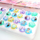 DISNEY Set de joyería para niños Ring Box Regalos de cumpleaños para niños Frozen Princess Entrega al azar de regalos para niños