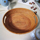 Zhenculinary Vietnamese oval woven fruit basket with handle, living room snacks, groceries, candy, melon seeds, hotel restaurant, fruit tray, coffee table, fruit bread, dessert storage basket, oval fruit basket 38*32*12CM