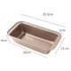 Baijie Baking Tool Set Household Cake Mold Oven Supplies Non-stick Living Bottom Mold Baking Toast Mold Roll-top Bread Mold
