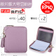 Maiweini-Kartenbeutel für Frauen mit großer Kapazität von Frauen Multi-Karten-Position Real Cowide Card Clip Anti-Diebstahl-Karten-Beutel-Bankkarten-Zertifikat Set 40 Kartensteckplätze-Bean Pink [Anti-Diebstahl-Bürsten-Anti-Demagnetization]
