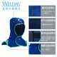 WITS Fire Fox Soldador Soldador de viento Dust Retardante Retardante Shavested Soldador Soldador Especial Cubierta de mano de obra Protección de mano de obra 23-6680 Combustible de retardante de llama azul (tamaño estándar)