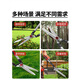 Miling gardening scissors, garden flower shears, pruning shears, special hedge shears for lawn trimming, powerful trimming of branches A upgrade series - large straight blade type