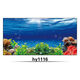 Fischtank Hintergrund Aufkleber Fischtank Hintergrund Aufkleber Ozean Unterwasser Weltfront mit Kleber Red Dragon Fisch Blau HD Langable wasserdichte Fanbaiku Hy1105 80 cm lang x 60 cm hoher positiver Kleber