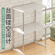Rack de rangement Yast Bureau de bureau de salle de bain Salle de salle de bain salon Bureau Planchers Multi-couche Rangement Rack Z661-Z6622 Style 2-Storage Rack 662