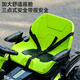 Yubeijia children can ride four-wheeled electric car for adults and can drive boys and children toys remote control children's car off-road vehicle ATV light orange (self-driving/remote control + powerful drive) cool light + Bluetooth music