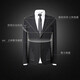 Manya kangaroo suit men's business formal suit men's suit outer version slim fit groomsman groom wedding casual business attire men's single top 185 [54/3XL size] suitable for 160-175Jin [Jin equals 0.5 kg]