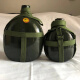 Sujie 10-style green kettle, nostalgic military green kettle, retro strap kettle, labor protection kettle, thickened outdoor sports old-fashioned aluminum 1L (about 2Jin [Jin equals 0.5kg]) thickened version 0.25L and below