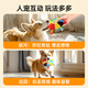 Qi Oh Dog Toy Bite-resistant Plush Sound Frisbee Self-Happiness and Boredom Relief Artifact Corgi Consumable Pets Bite-resistant Tug-of-War Toy Sound Toy Frisbee Puppy
