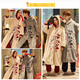 Palando Coral Fleece Couple Pajamas for Women in Autumn and Winter Long Sleeve Bathrobe Extended Men's Pajamas for Couples Can We Wear Home Suit Winter 9913 Women's XL Size