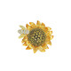QUAMER gold store model won the first prize in one fell swoop. The summer sunflower bee brooch is feminine, high-end suit accessories and cute. The sunflower bee won the first prize in one fell swoop.