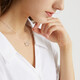 Chow Sang Sang Pt950 platinum five-pointed star pendant for women without necklace 91931P Pricing