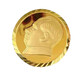 Yuan nationality Mao Zedong gold medal badge for men and women wearing badges pure gold accessories as gifts for customers, friends and elders, about 2.5 grams, diameter about 1.7CM