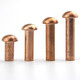 Test-GB867 copper semi-circle rivet semi-circle head red copper rivet round cap solid copper rivet M2M2.5M3M4M5 2*3 100 pieces