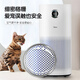 Midea pet-specific air purifier, cat hair suction device, removes floating hair, removes odors, removes mites, removes dust, removes allergens, deodorizes, disinfects and removes bacteria, large air volume in the living room, upgraded to high configuration KJ600G