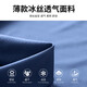 Allen Burton Sports Vest Men's Summer Thin Basketball Sports Training Sleeveless Quick Drying Clothes Ice Wire Running Marathon Candid Navy Blue [Speed ​​Drying, Breathable Ice Wire] L [120-140Jin [Jin equals 0.5 kg]]