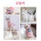Huayuan Pet Equipment (hoopet) Cat Clothes Anti-Shedding Kitten Pets Devon Cat Winter Sweater Autumn and Winter Hairless Cat Warm Jacket Back Bow Knot Cotton Clothes Blue 2XL Bust 5055cm (recommended about 1417Jin [Jin equals 0.5kg])